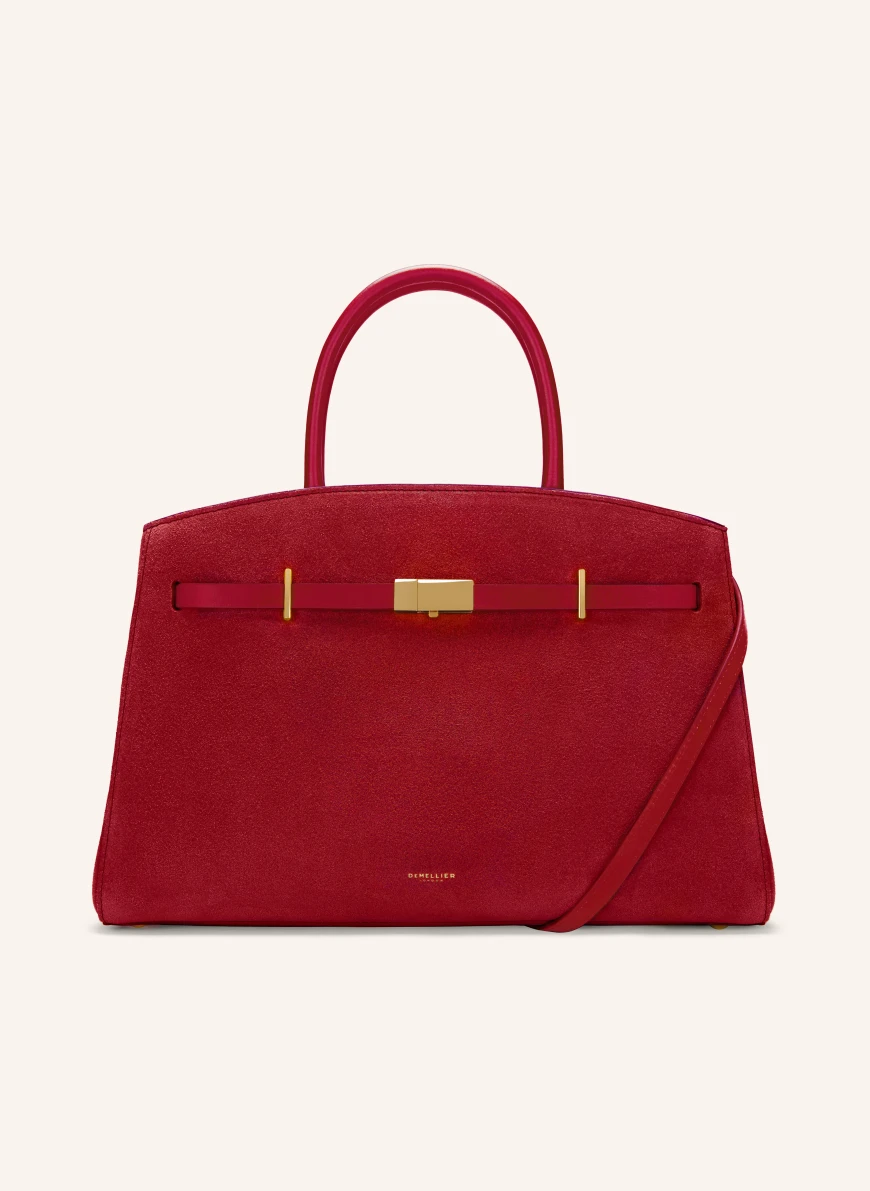 DEMELLIER THE HUDSON handbag RED / GOLD
