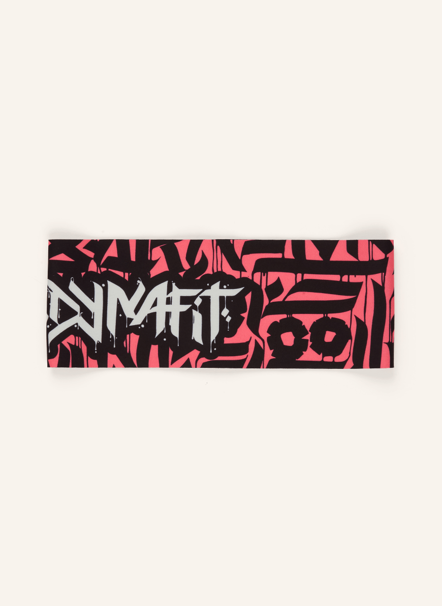 DYNAFIT GRAPHIC PERFORMANCE headband NEON PINK / WHITE / BLACK