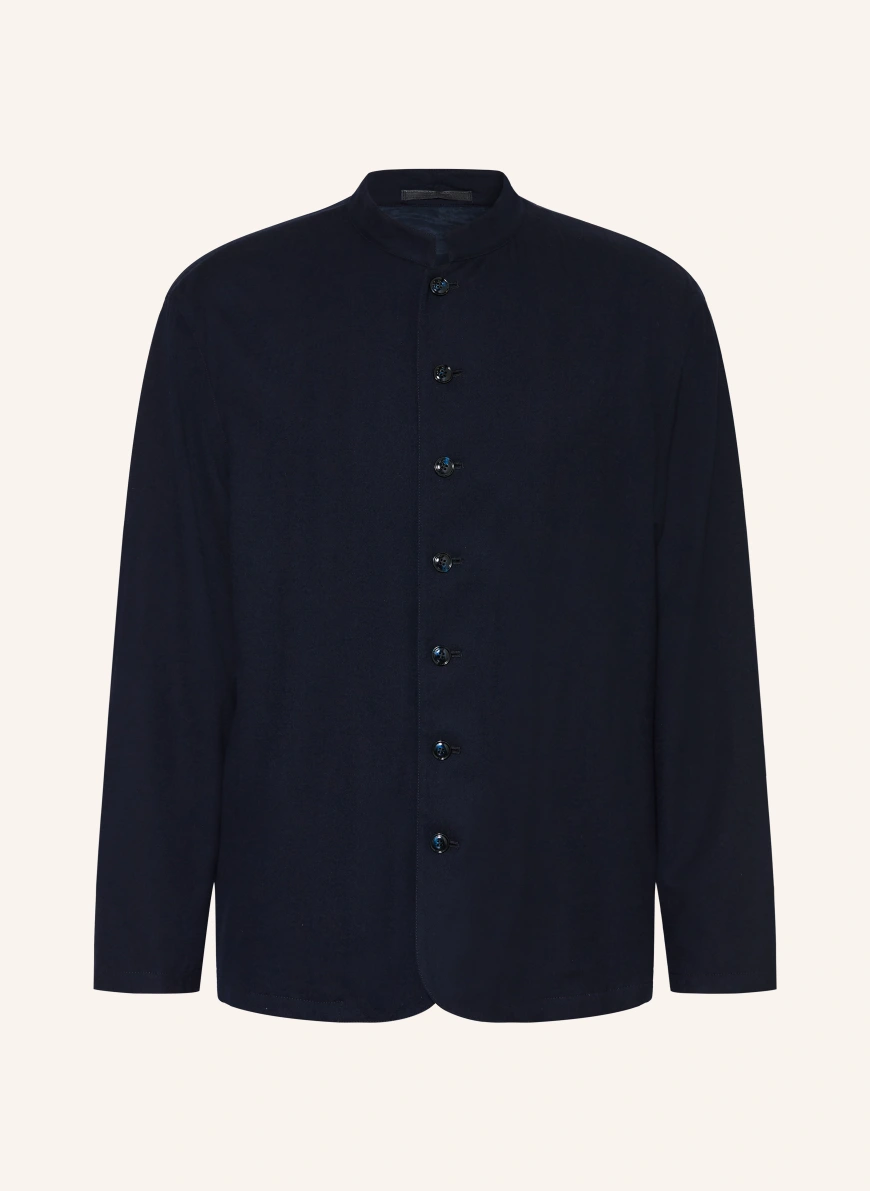 GIORGIO ARMANI Flanel-overshirt UB109 DARK NAVY