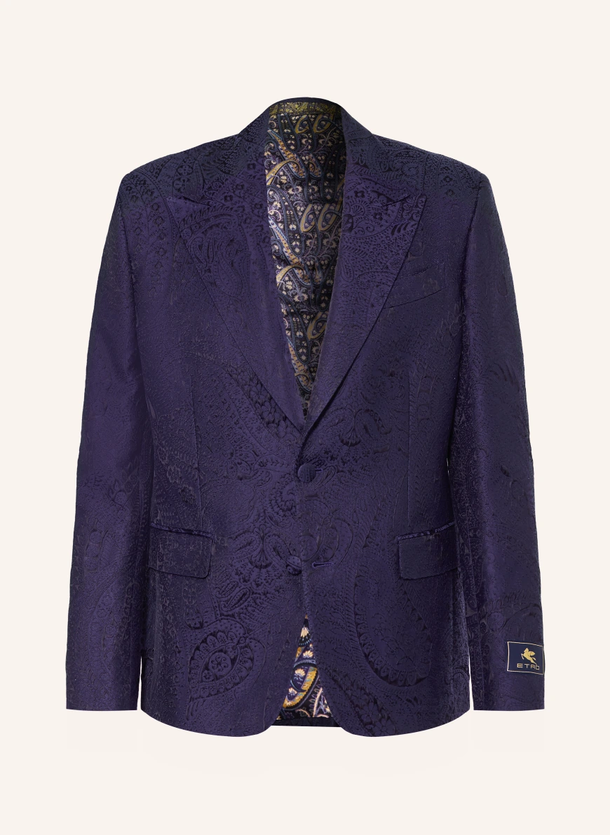 ETRO Jacquard-jakke, regular fit MØRKEBLÅ
