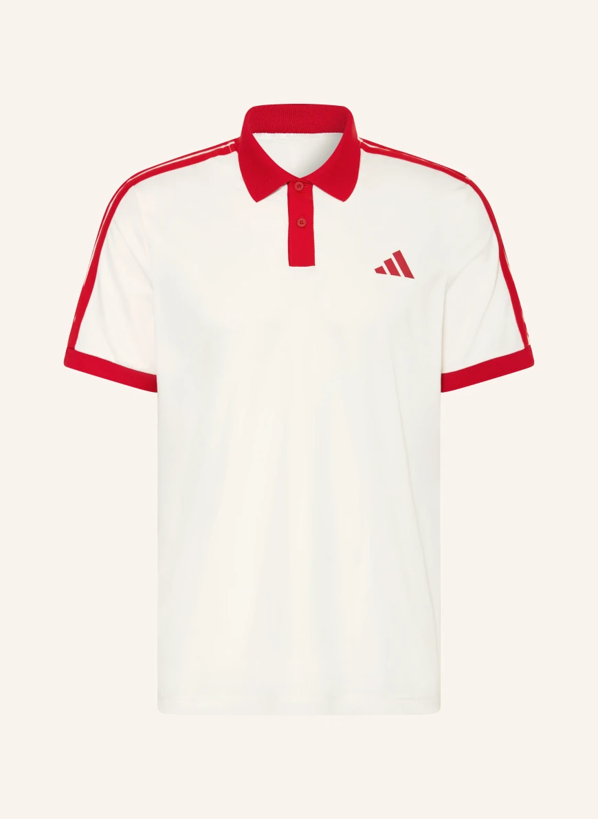 adidas HERITAGE functional polo shirt ECRU / RED