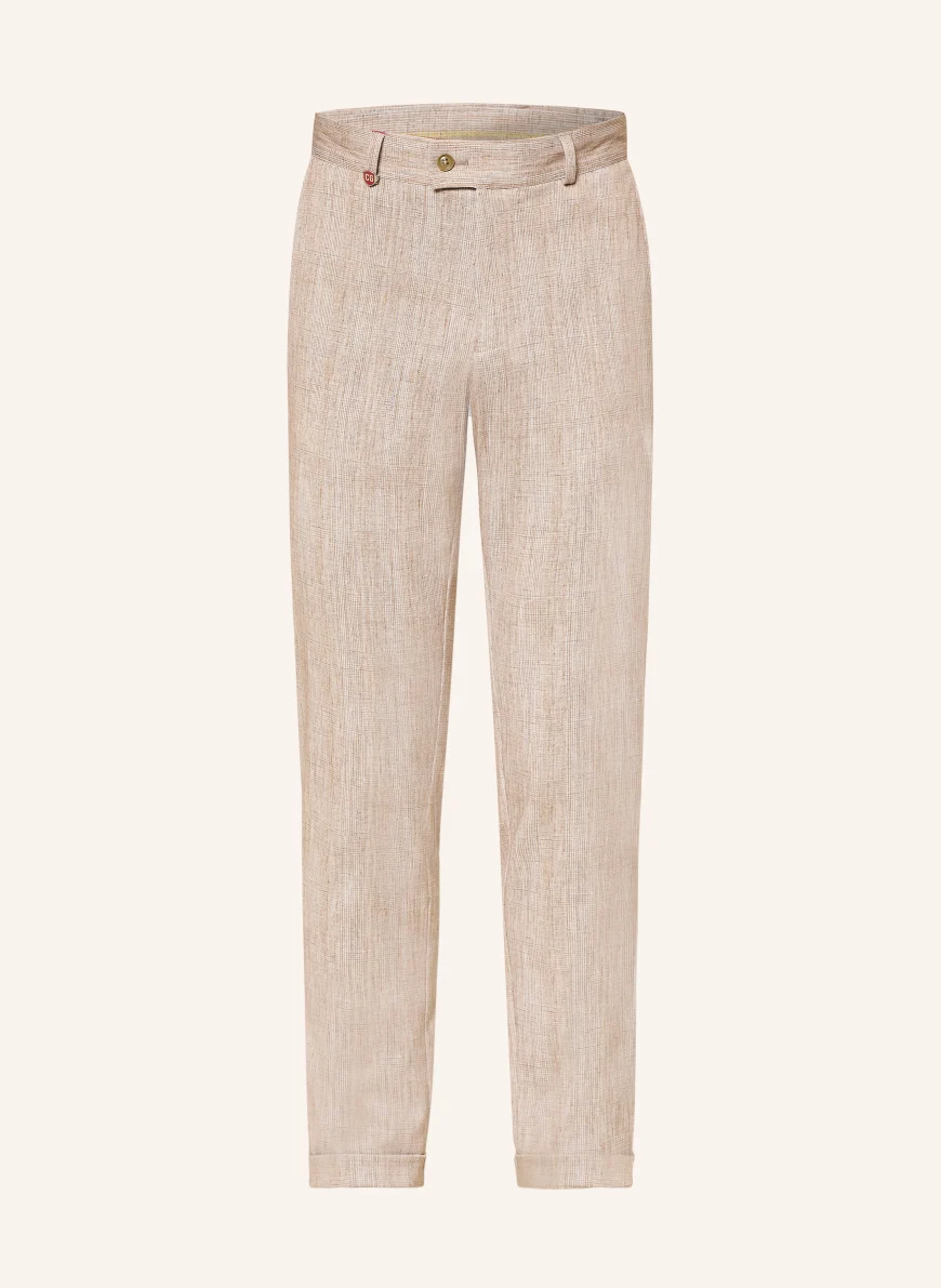 CG - CLUB of GENTS CG CLOW-J Extra Slim Fit Suit Pants 23 dunkelbeige