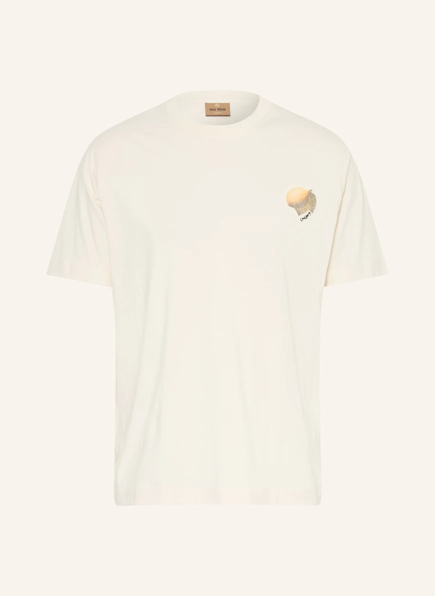 MOS MOSH Gallery T-shirt MMGAMALFI ECRU / LJUSORANGE / KHAKI