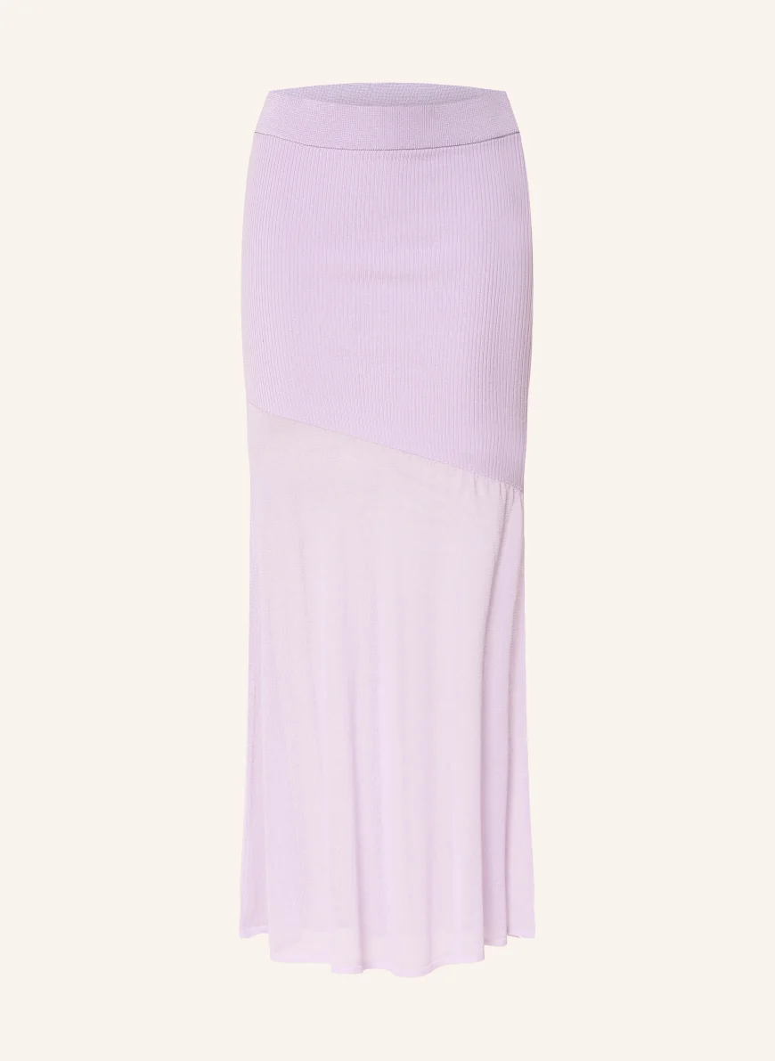 LeGer Studio AINSLEY knit skirt in a mix of fabrics PINK