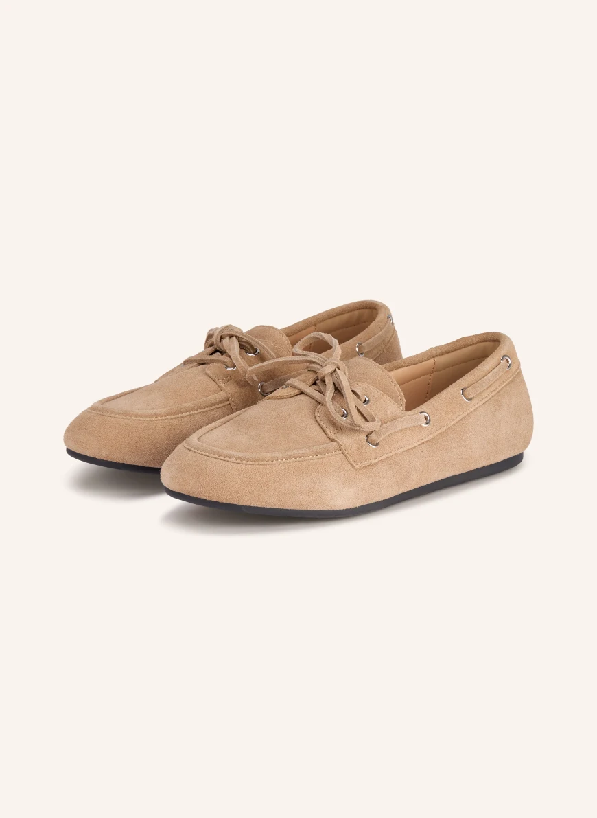BIANCO Bootsschuhe BIAMARLENE BEIGE / SILBER