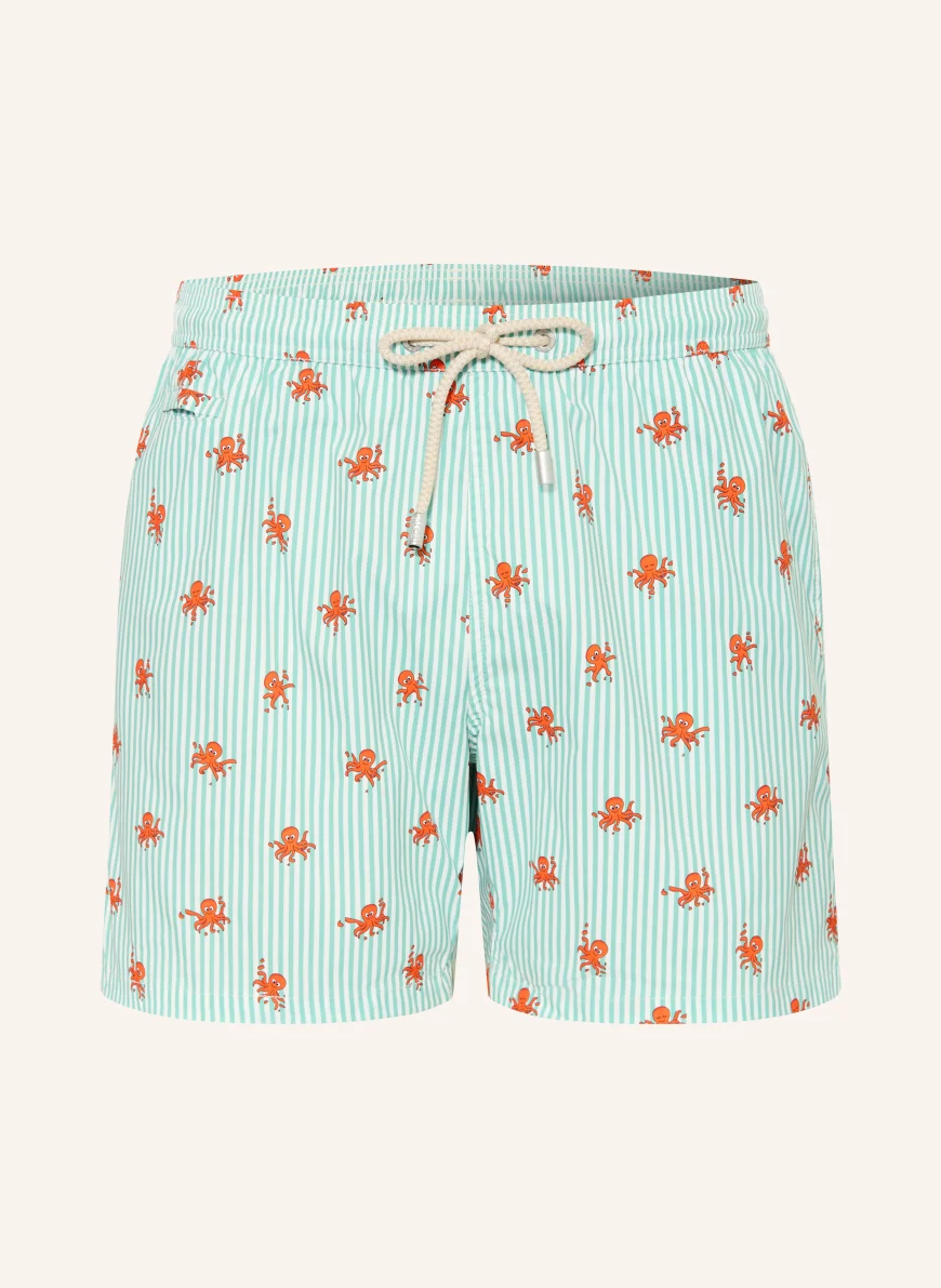 MC2 SAINT BARTH Swim shorts MINT / RED / WHITE