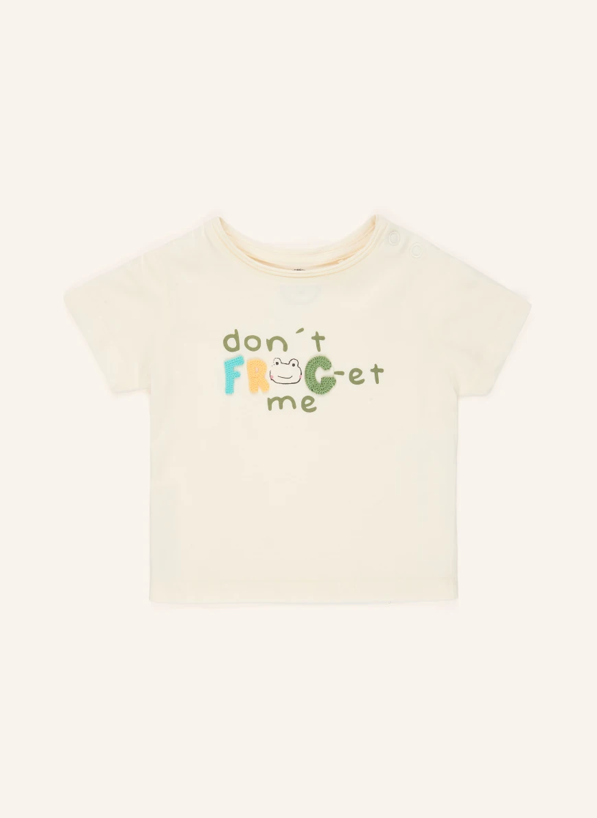 s.Oliver RED T-shirt LIGHT BROWN / YELLOW / LIGHT BLUE