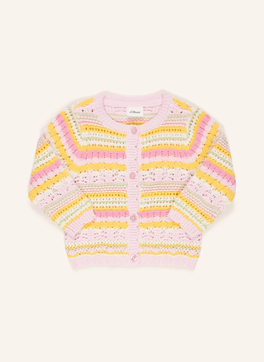 s.Oliver RED Cardigan YELLOW / PINK / WHITE