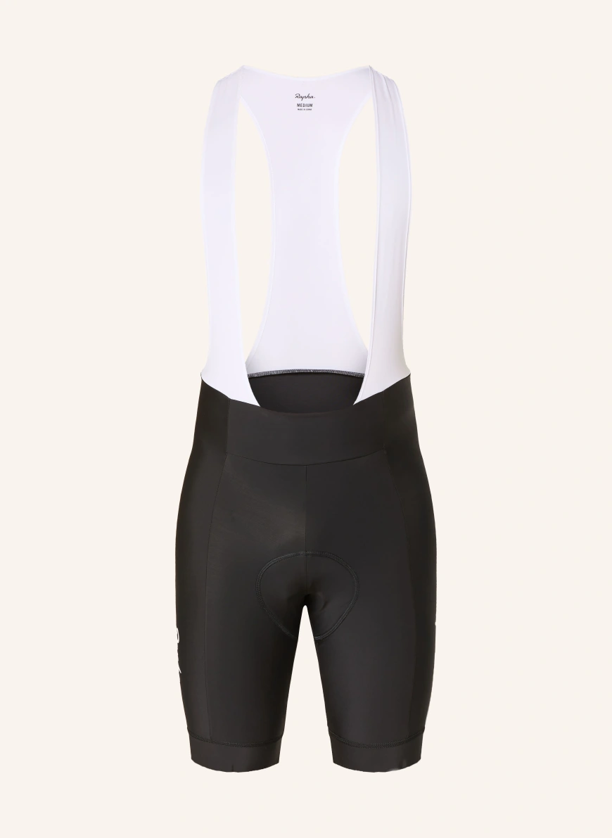 Rapha CORE BIB Cycling Shorts with Straps and Padded Seat BLACK / WHITE