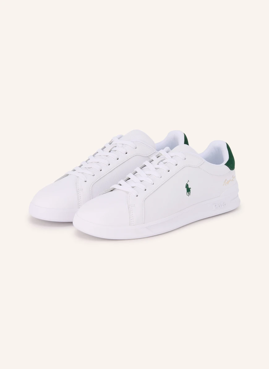 POLO RALPH LAUREN sneaker WHITE / GOLD / GREEN