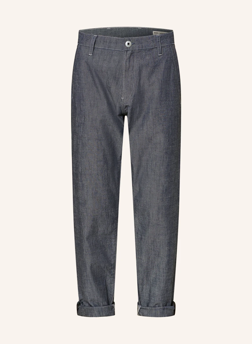 G-Star Chino MORRY cu croială conică, aspect denim ALBASTRU ÎNCHIS