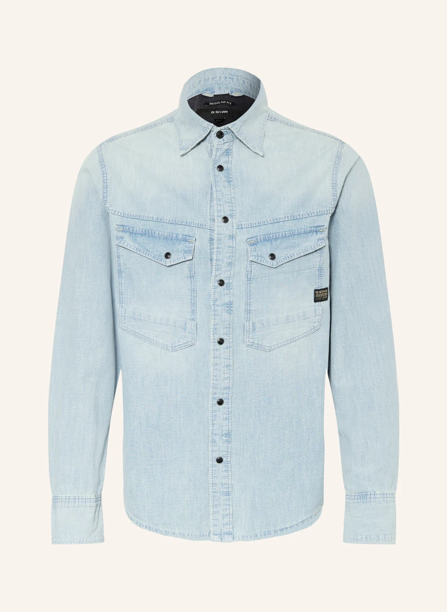 G-Star Cămașă din denim DAKOTA Regular Fit ALBASTRU DESCHIS