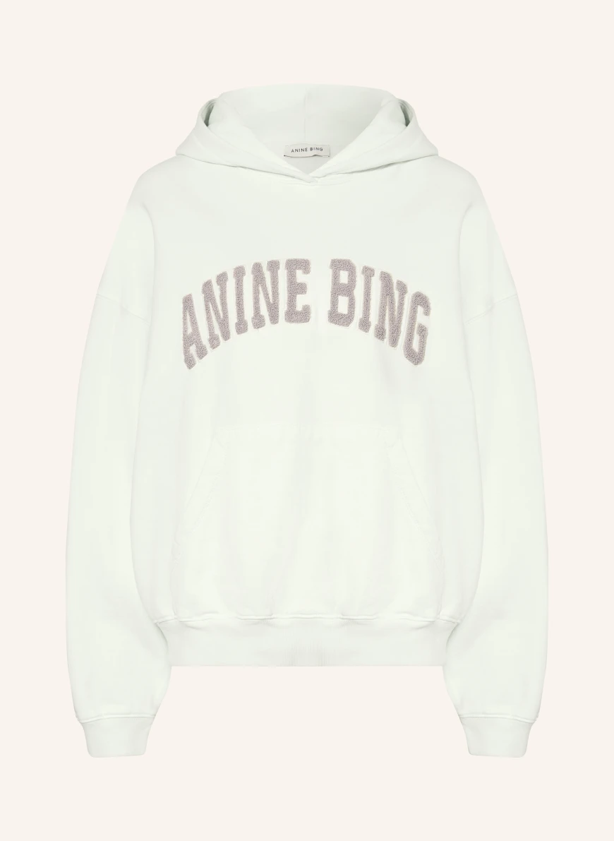 ANINE BING HARVEY Hoodie MINT / GRAY