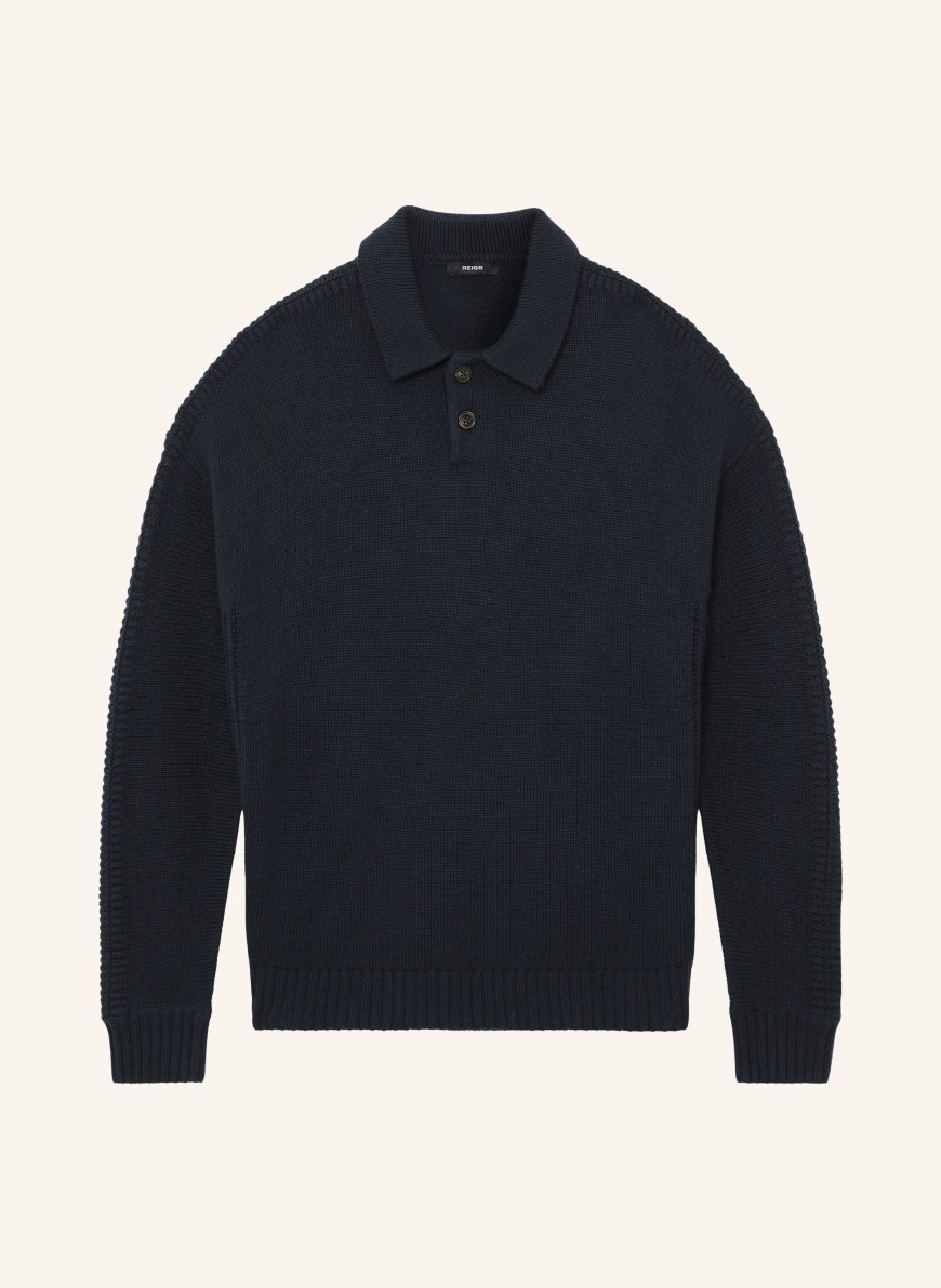 REISS Pulover ELM ALBASTRU ÎNCHIS