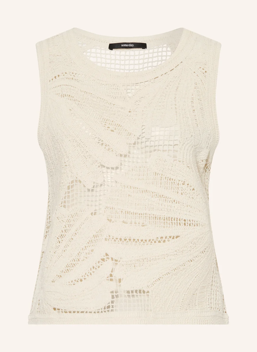someday Crochet top UFLORA CREAM
