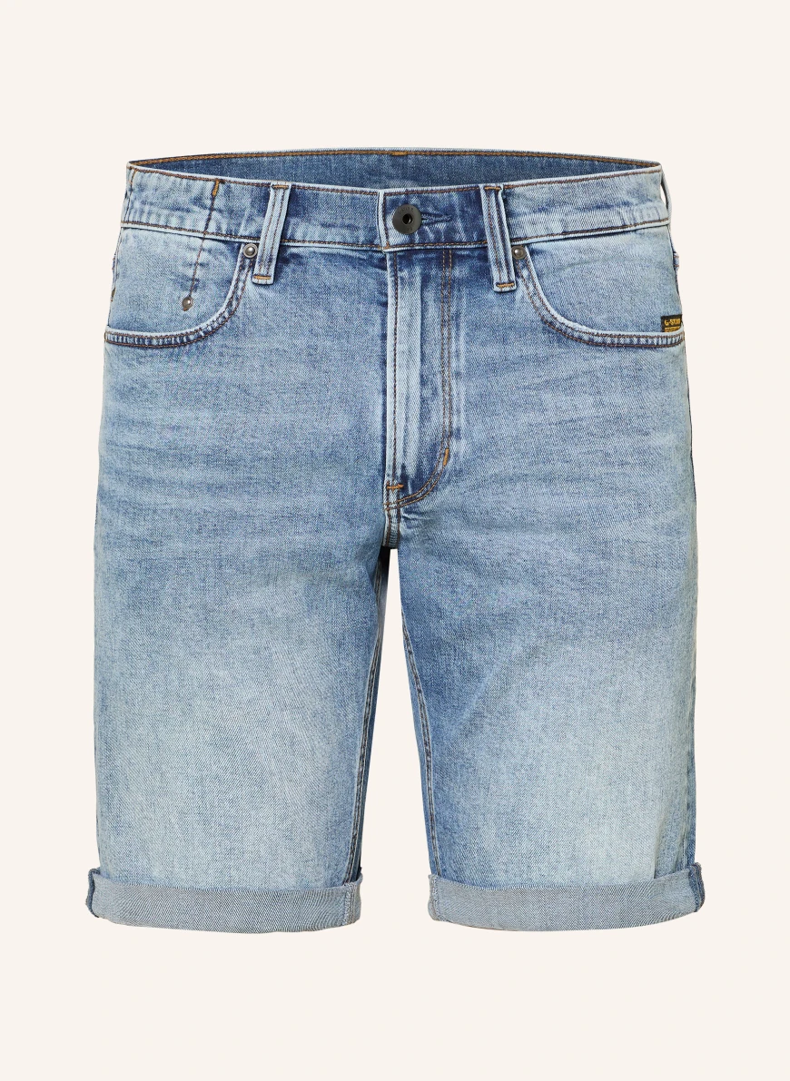 G-Star Pantaloni scurți din denim MOSA SHORT C606 faded cascade