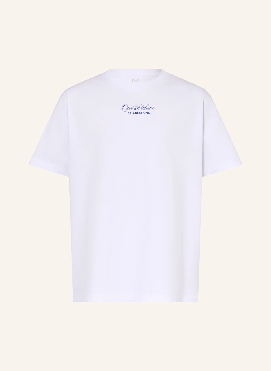 JACK&JONES T-shirt WHITE / DARK BLUE / BLUE