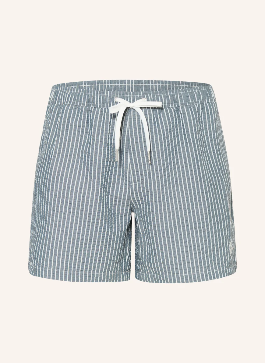 Marc O'Polo Badeshorts GRÅ / HVID