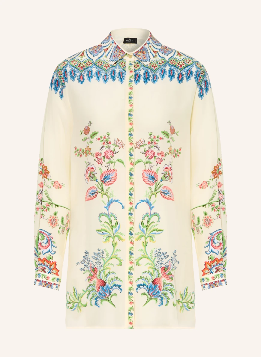ETRO Silk blouse CREAM / LIGHT RED / BLUE