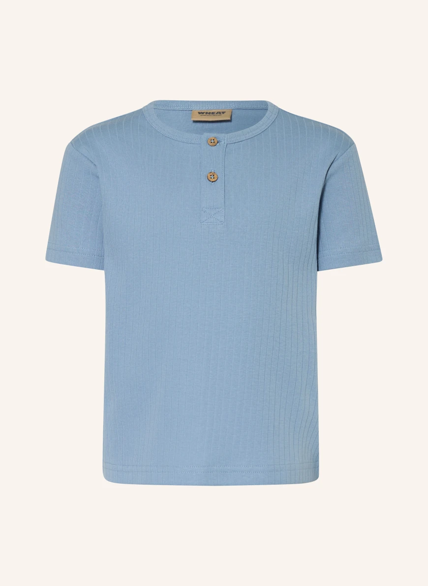 WHEAT LUMI Henley Shirt LIGHT BLUE