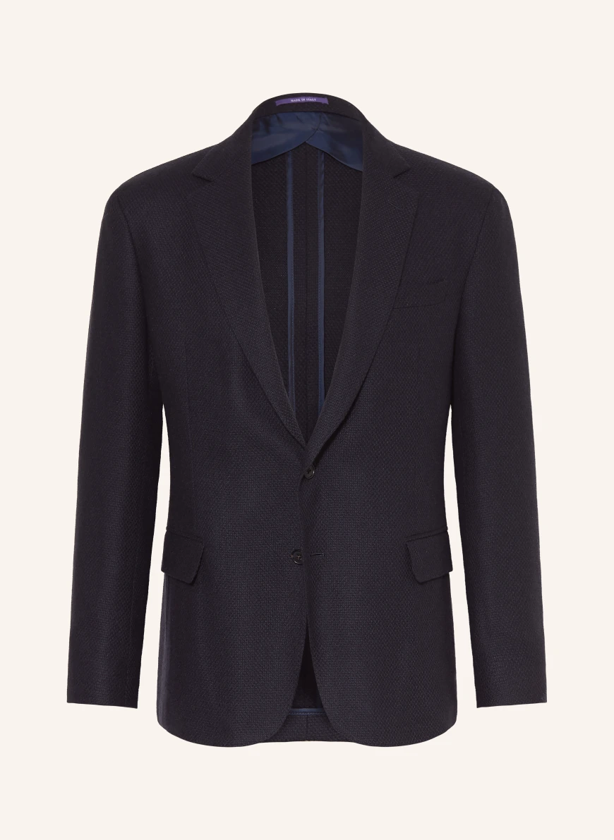 RALPH LAUREN PURPLE LABEL Slim fit-jakke i kashmir MØRKEBLÅ
