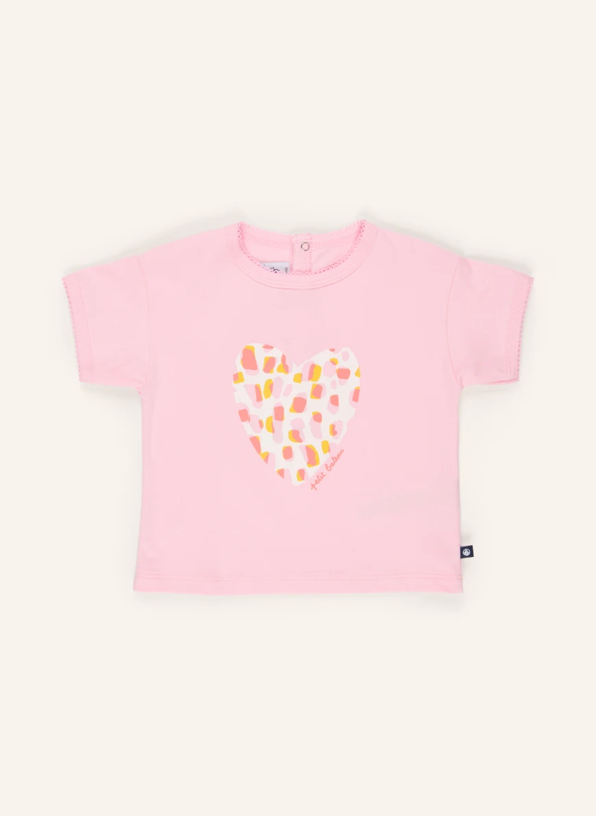 PETIT BATEAU T-shirt PINK / WHITE