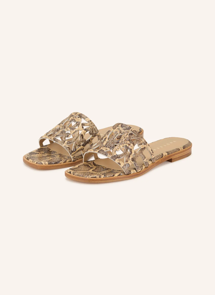 UNÜTZER Sandaler med utskärningar LJUSBRUN / TAUPE / MÖRKGRÅ