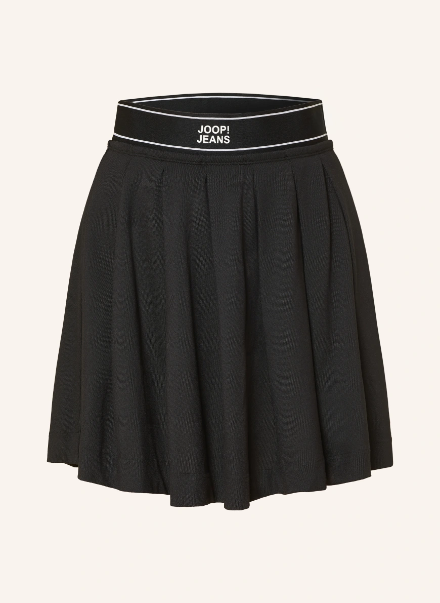 JOOP! JEANS Jersey skirt BLACK / WHITE