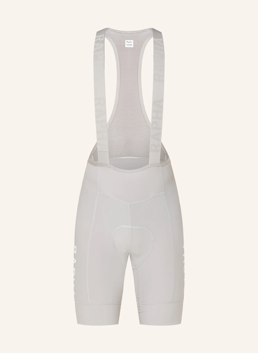 Rapha PRO TEAM TRAINING BIB II Cycling Shorts with Straps and Padded Seat GRAY / WHITE