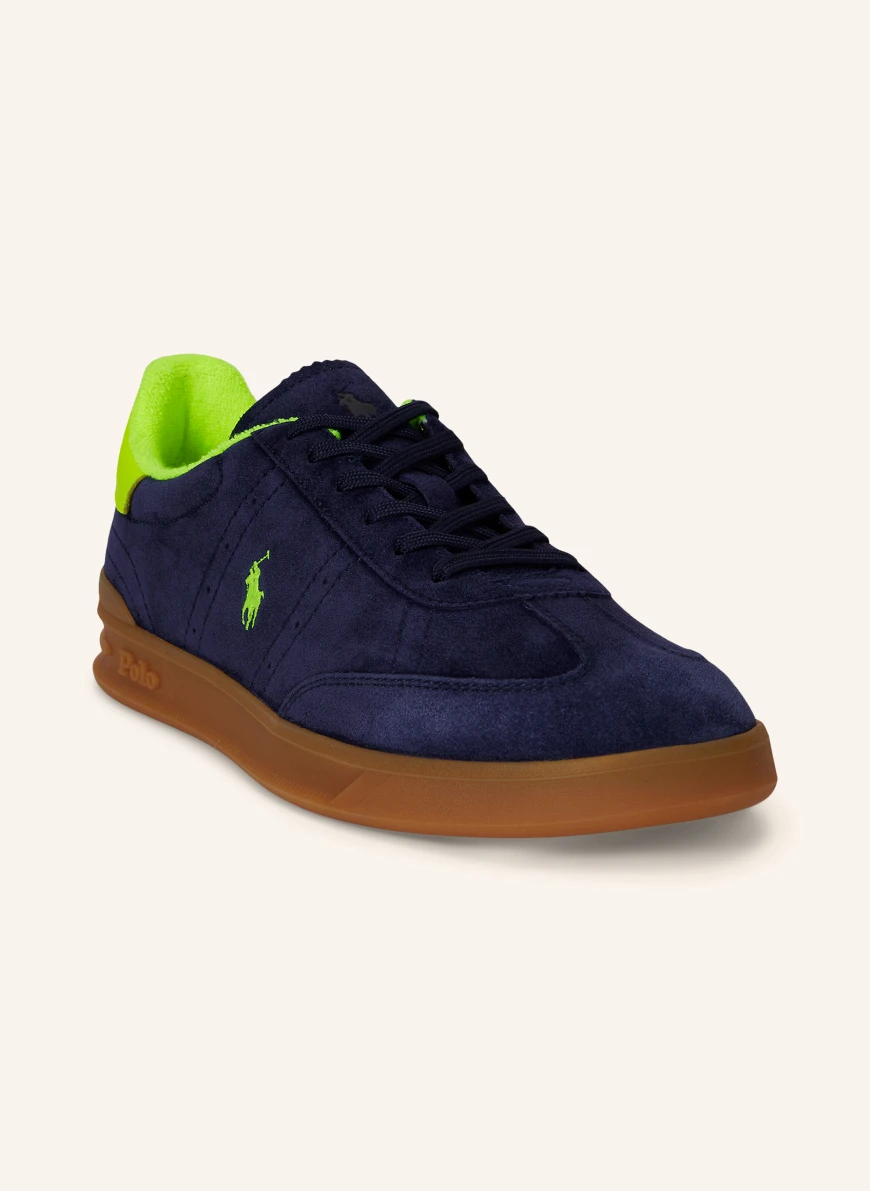 POLO RALPH LAUREN sneaker DARK BLUE / NEON YELLOW