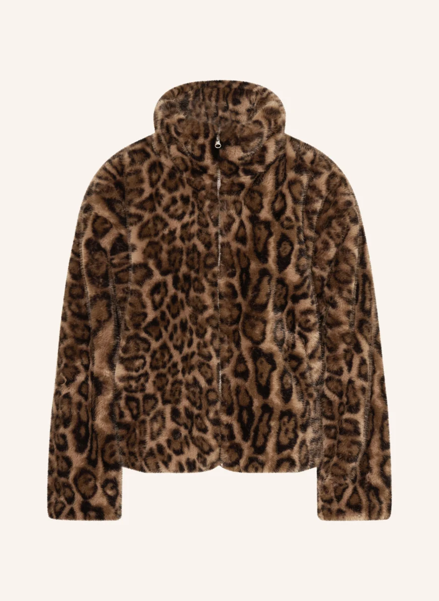 darling harbour Kunstfell-Jacke BROWN