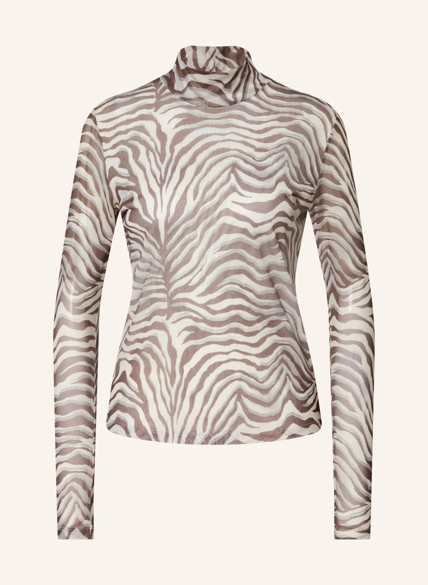 RIANI Longsleeve aus Mesh TAUPE / ECRU / GRAU