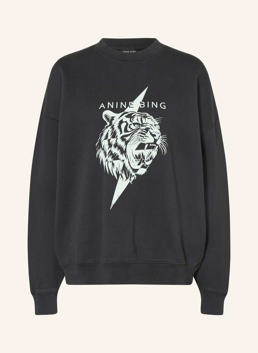 ANINE BING MILES Sweatshirt BLACK / MINT
