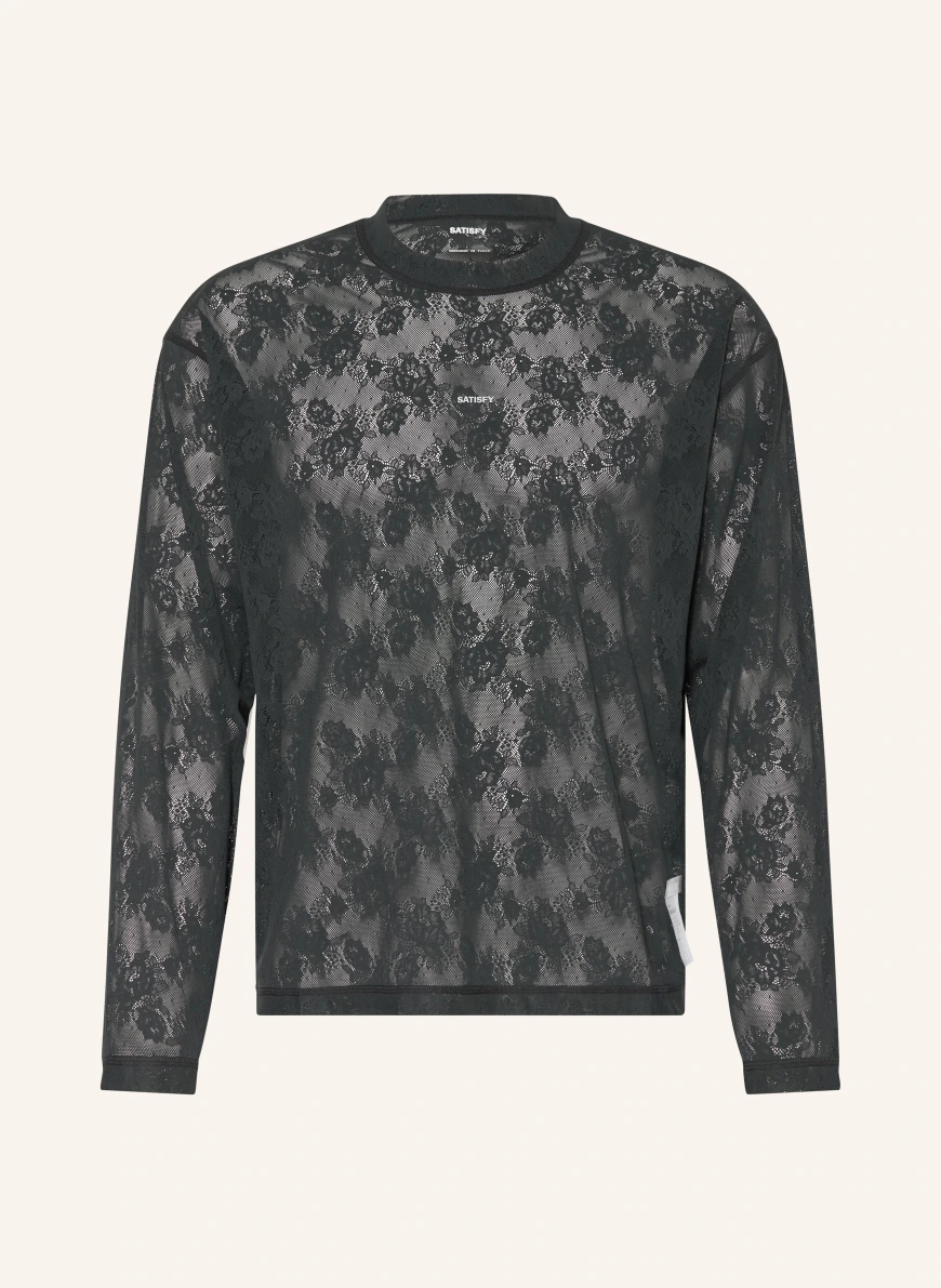 SATISFY SPACE-LACE™ lace running shirt BLACK
