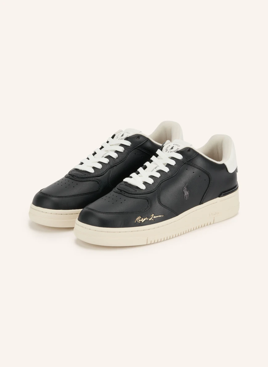 POLO RALPH LAUREN Sneakers BLACK / WHITE