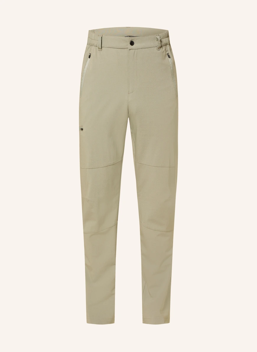 me°ru' LE HAVRE trekking pants with merino wool LIGHT GREEN
