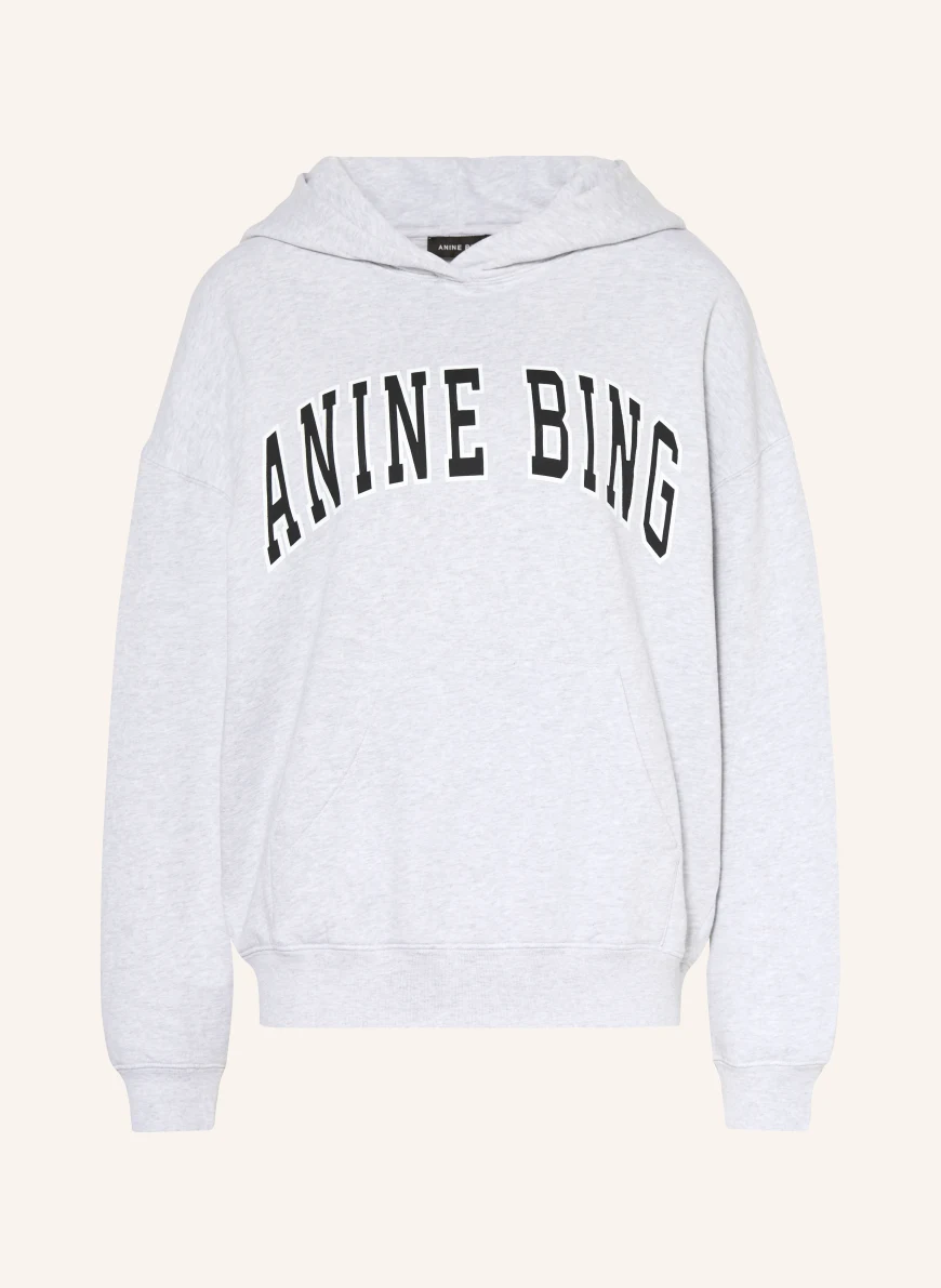 ANINE BING HARVEY Hoodie LIGHT GRAY / WHITE / BLACK