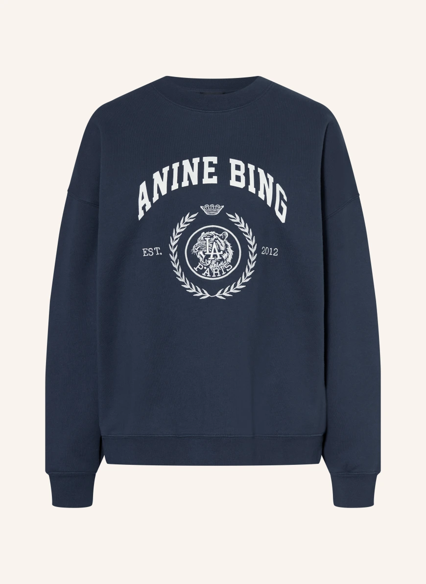 ANINE BING MILES Sweatshirt DARK BLUE / WHITE