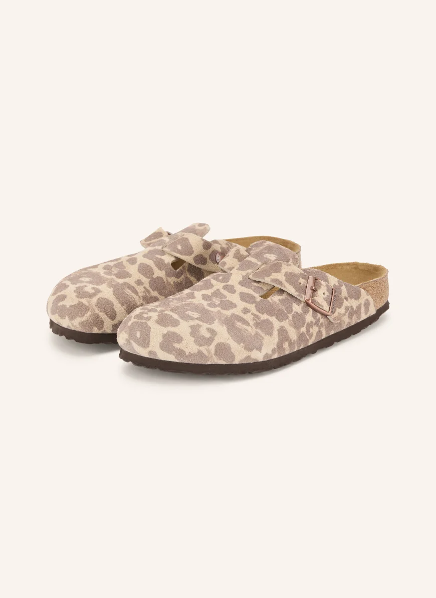 BIRKENSTOCK Pantoletten BOSTON BS CREME / TAUPE