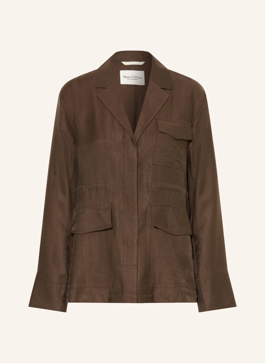 Marc O'Polo Overshirt DUNKELBRAUN