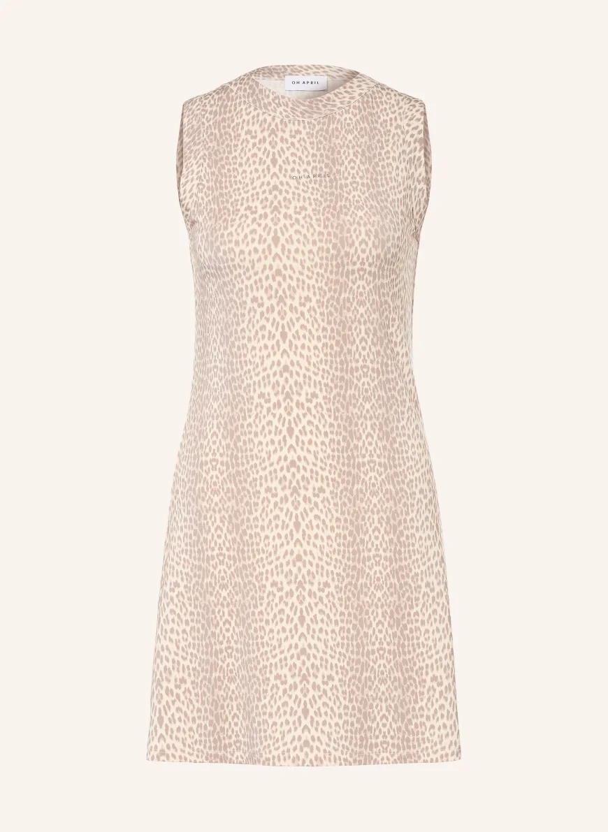 OH APRIL Jerseykleid ISI CREME / DUNKELBRAUN / TAUPE
