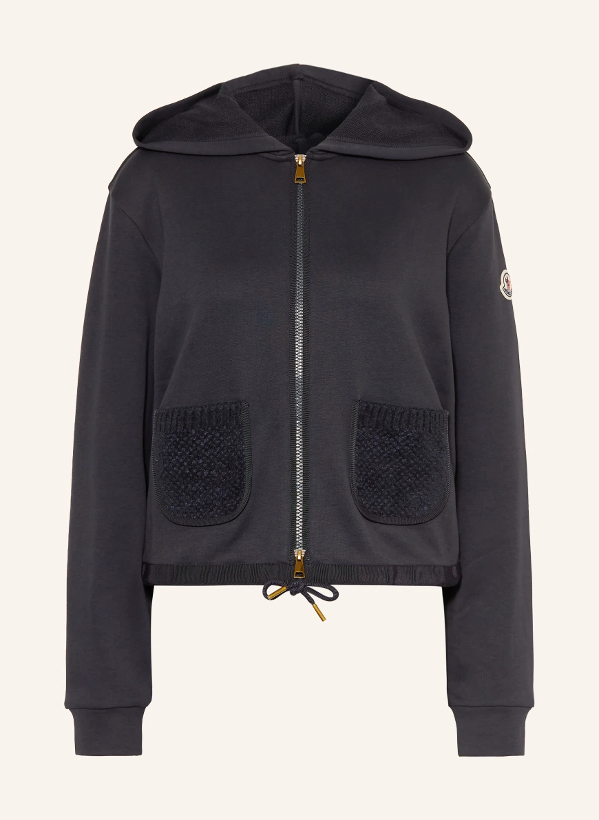 MONCLER Zip-up sweatshirt BLACK