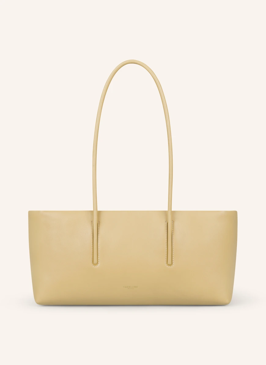 DEMELLIER Shoulder Bag THE STOCKHOLM LIGHT YELLOW / GOLD