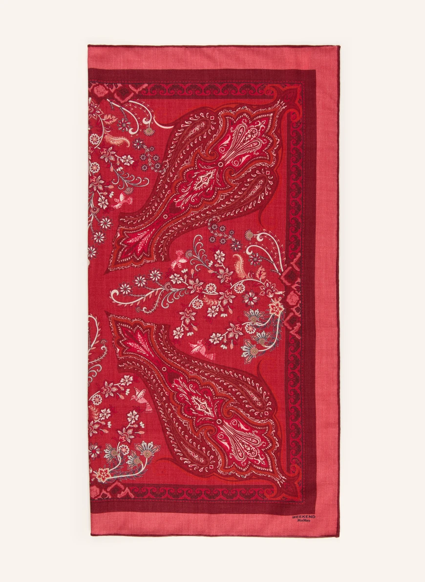 WEEKEND Max Mara Tuch TAURO ROT / DUNKELROT / WEISS