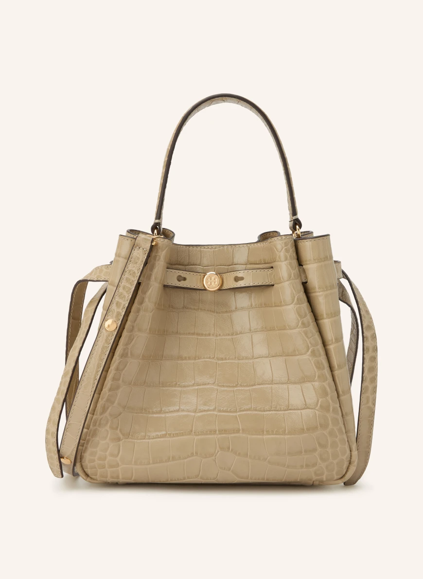 TORY BURCH Beuteltasche ROMY CREME / GOLD