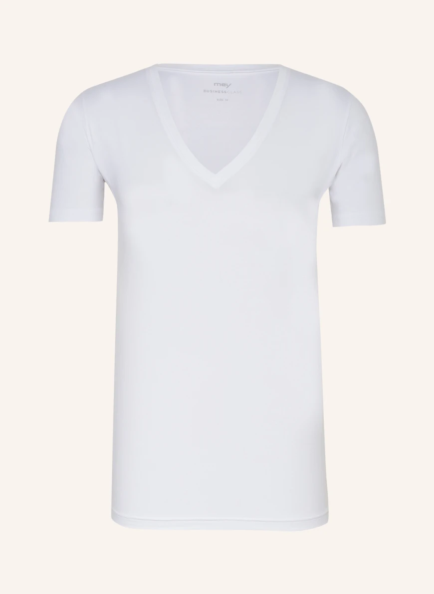 mey V-Shirt Serie BUSINESS CLASS in weiss