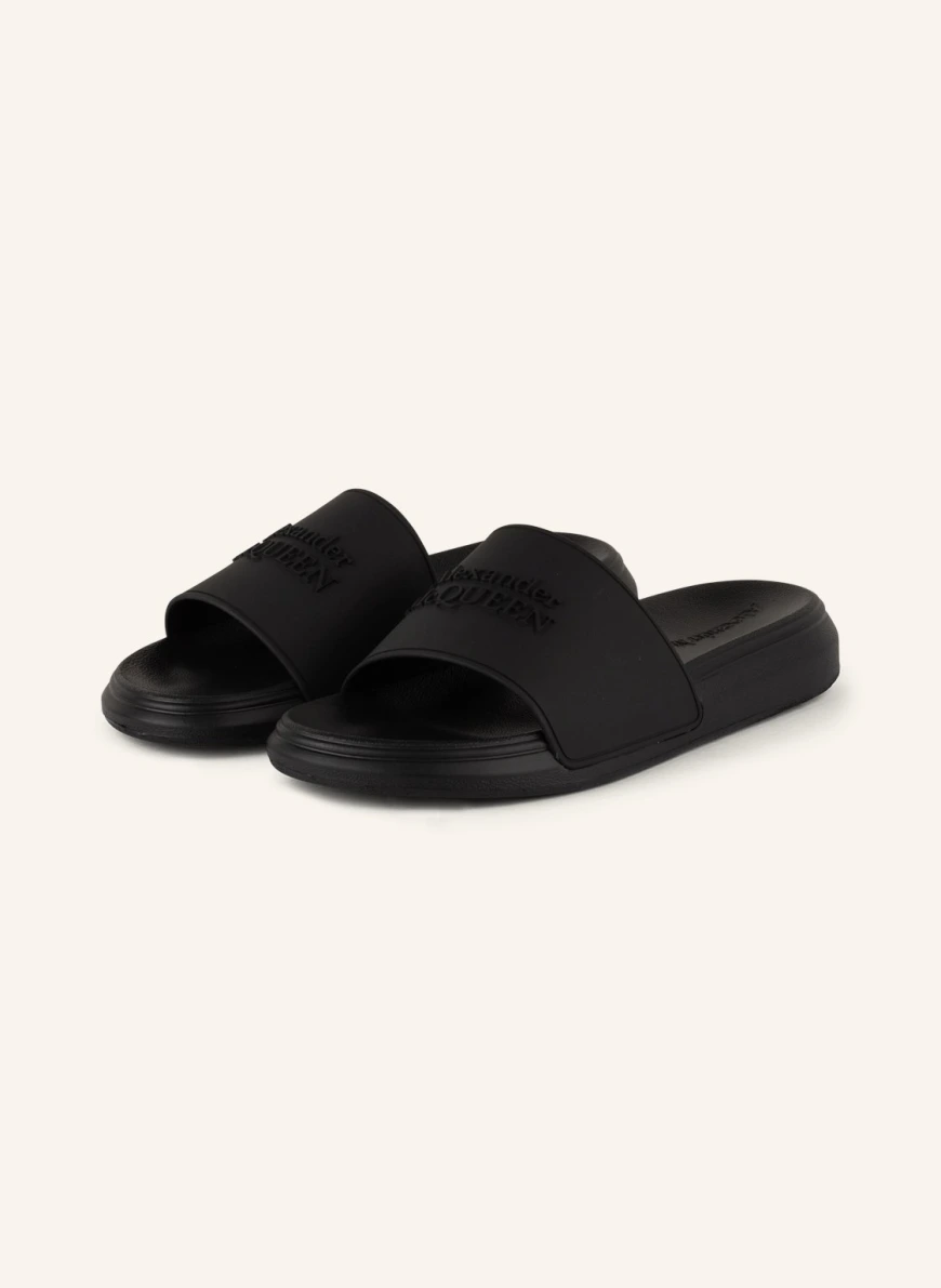 Alexander McQUEEN Pantoletten in schwarz