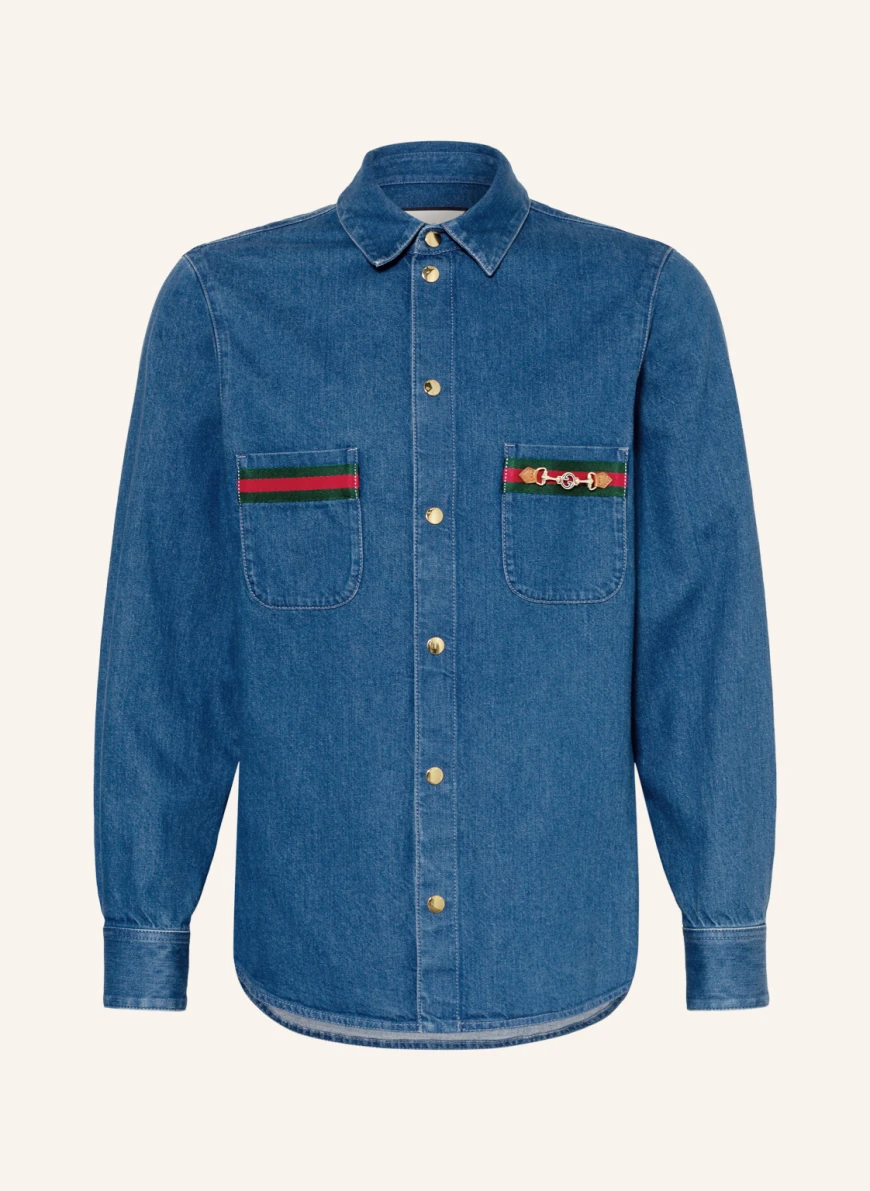 GUCCI Jeanshemd in dunkelblau