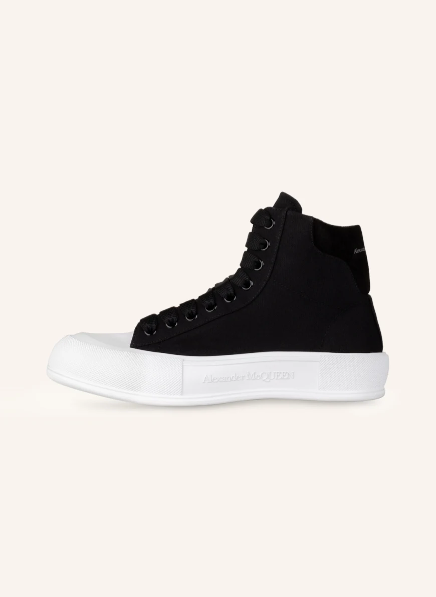 Alexander McQUEEN Hightop-Sneaker PLIMSOLL in schwarz/ weiss GE8944
