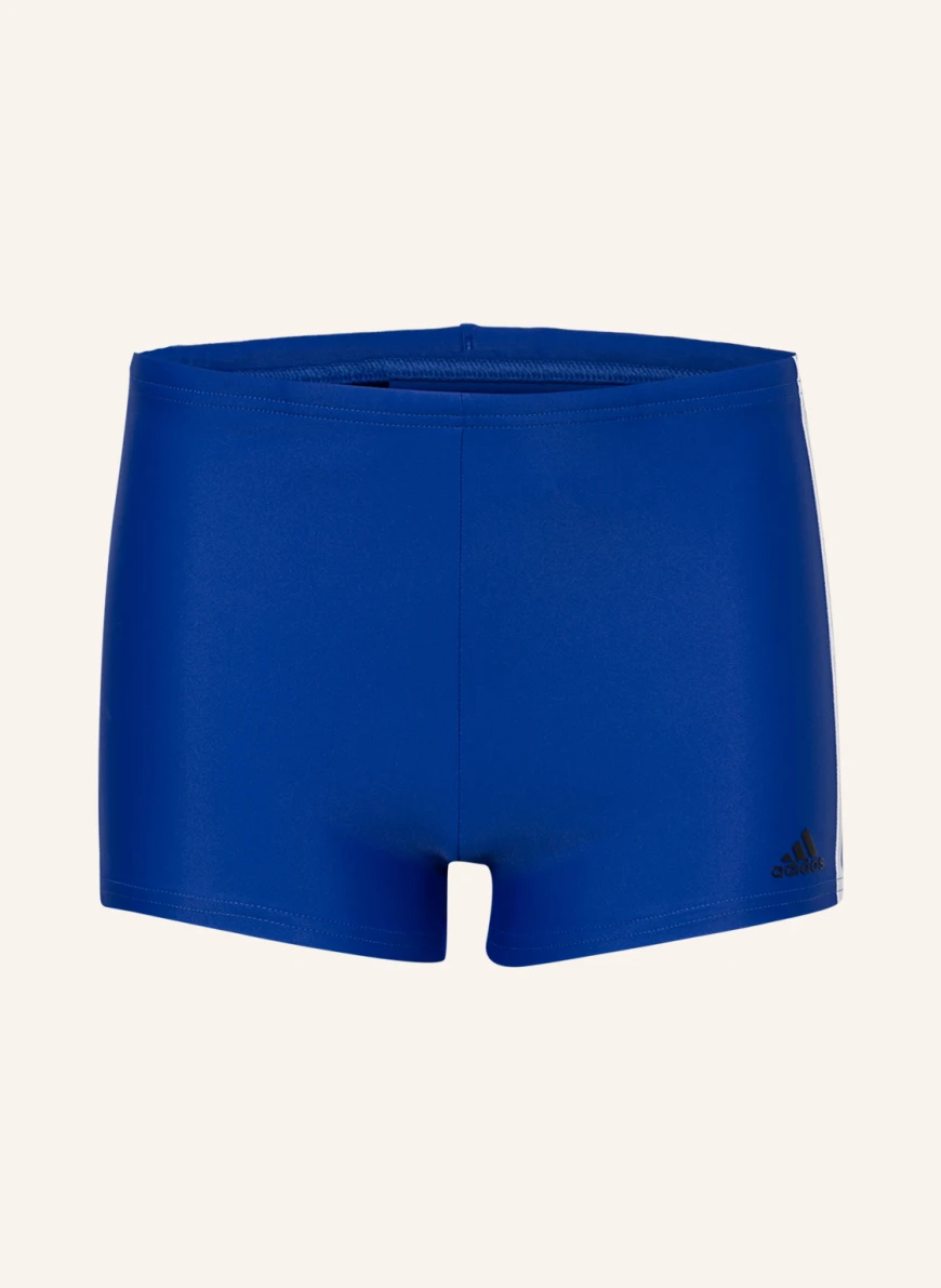 adidas Badehose 3-STREIFEN in blau/ weiss